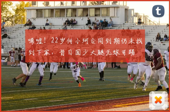 唏嘘！22岁何小珂合同到期仍未找到下家，昔日国少大腿无球可踢